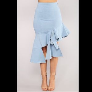 Fashion Nova Ruffle Skirt